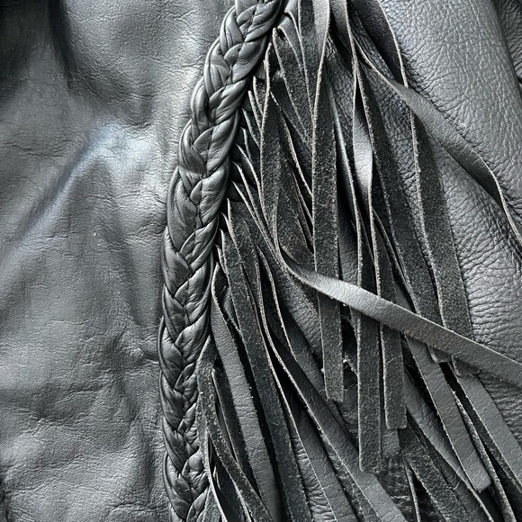 Vintage leather biker jacket - Picture 6 of 6